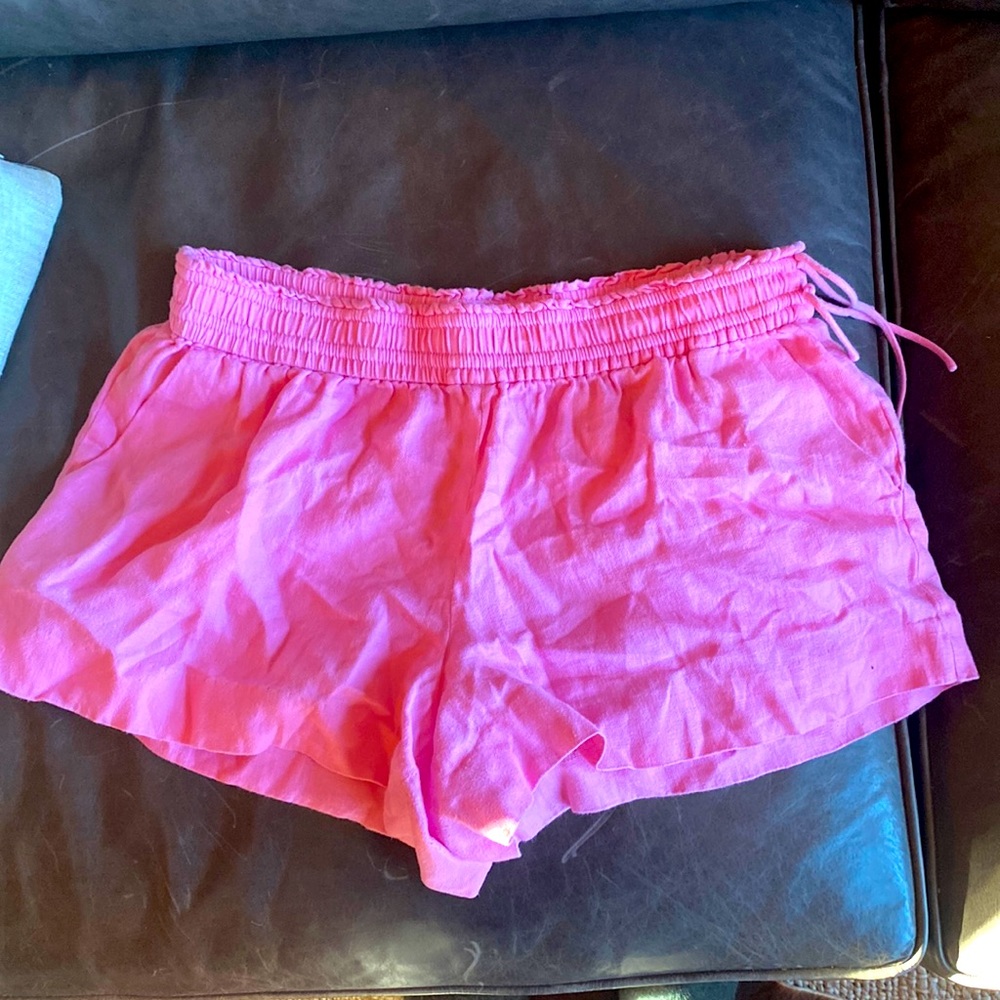 J Crew pink shorts size L